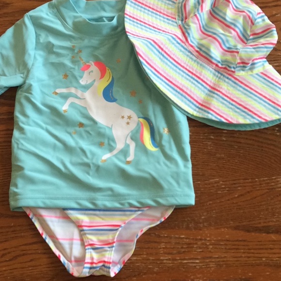 carter's unicorn swimsuit